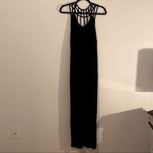 Black maxi dress